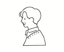 シンプルでかわいい線画イラスト作成します SNSやLINEなどのプロフィール画像に！フラットイラスト イメージ3