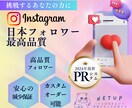 Instagram日本人フォロワー増やします 【低価格・高品質・安全・素早く】 イメージ1