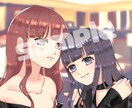 厚塗り、アニメ塗り、デフォルメイラスト作成します snsアイコン、ブログ、壁紙なんでも イメージ4