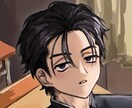 厚塗りで雰囲気のあるイラストを描きます アイコン絵から全身絵まで制作致します！ イメージ1