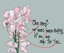 キャラクター、お花のイラスト承ります 修正無制限！可愛い女の子やお花の一枚画をご所望のお方へ是非！ イメージ3