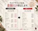 飲食店メニューの金額を修正します 写真を送るだけ。今のデザインにできるだけ近く仕上げます。 イメージ3