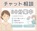 話しを聞いてほしいとき、あなたと文字でつながります 60分あなたに集中/文字でつながる安心感/弱音吐いてもOK イメージ1