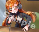 目を引くキラキラなイラスト何でも描きます 様々な配信アプリでご利用いただけます! イメージ7