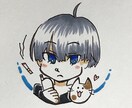 手描き風SNSアイコンを描きます 紙とペンで描く、オンリーワンで暖かいイラストです！ イメージ2