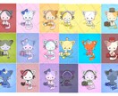 ゆるくて可愛い猫イラストかきます 猫の日にちなんで猫のアイコンにしませんか？ イメージ4