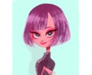 お写真から似顔絵を描きます SNS用アイコンやご友人ご家族恋人に贈るプレゼントに イメージ1