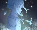 儚い・お洒落な一枚絵・立ち絵イラストを制作します TRPG／動画サムネイル／ゲーム／同人誌挿絵・表紙／グッズ等 イメージ1