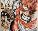 色紙にご希望のキャラクターを描きます コピックで色紙に鮮やかに仕上げます。 イメージ1