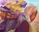 サンプル作成中◯一枚絵をざっくりお描きします 挿絵などにも使える、世界観重視のイラスト制作 イメージ1
