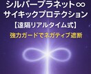 シルバープラネットの力で強力に守ります 強力ガードでネガティブエネルギーを遮断します☆ イメージ1