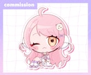 SNSやグッズに使える可愛いSDキャラを制作します 最短即日納品可能！グッズ・配信・webブログ等にも◎ イメージ4