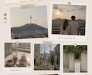旅行・記念日の写真をおしゃれな1枚に仕上げます :)プレゼントにも喜ばれる世界にひとつのデザイン イメージ4