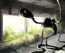 厚塗り風一枚絵・立ち絵描きます モンスターや人物の一枚絵を、厚塗りイラストでお届け。 イメージ3