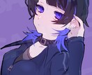SNSアイコンを描きます 上半身のイラストを長方形または正方形で描きます。 イメージ2