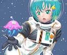 構図相談OK！バストアップや全身の一枚絵を描きます 構成から丁寧にお手伝い！魅力を引き出すイラストを制作します イメージ3