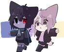 可愛らしいデフォルメイラスト描きます はっきりした線のデフォルメです イメージ1