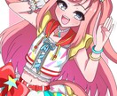 ポップで可愛らしい一枚絵を描きます 明るく、目を引く色調で可愛らしい女の子のイラストを描きます！ イメージ1