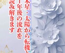 木星・太陽から転機と1年後の流れを読み解きます 次の転機はいつ？木星・太陽星座から読む転換期と1年後の傾向 イメージ1