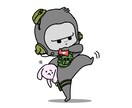 ゆるっとしたイラスト描きます 独特なイラストで自分の個性を表現しませんか？ イメージ1