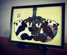 A3②【切り絵】アニマルアート作ります 世界に一つ！唯一無二のアニマルアート！絶対に後悔させません！ イメージ5