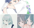 似顔絵イラストかきます SNSアイコン等に使えるイラスト風似顔絵お作りします！ イメージ1