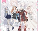 最短7日納品！全身立ち絵制作します TRPG・配信・動画・歌ってみたなどの立ち絵を制作いたします イメージ3