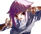 油絵風でアイコンイラスト描きます 二次利用/商用利用可！暗い絵が得意です！ イメージ6