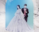 結婚式*ドレス色当てクイズのイラスト描きます 【オーダーメイド】ドレスのデザイン、ヘアスタイル描き下ろし！ イメージ9
