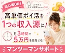 高単価なポイ活で1つの収入源を作る方法教えます 初心者OK！歴10年の主婦がマンツーマンサポート イメージ1