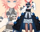Vtuberキャラクターの一括制作を承ります あなただけのかっこよくてかわいいモデルを描きます！ イメージ1