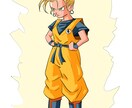 ドラゴンボール風似顔絵イラスト描きます プロが描きます！誕生日やプレゼントSNS等のアイコンにどうぞ イメージ2