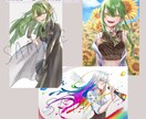 色彩豊かで綺麗な1枚絵を描きます 個人鑑賞やSNSのアイコン、グッズ利用など可能です! イメージ2