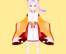VTuberとして使用できる立ち絵をお描きします かわいい・かっこいいキャラクターを描きます イメージ2
