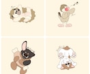 ペットをキャラクター風にイラスト化します あなたの大切な家族のペットを可愛くキャラクターにイラスト化！ イメージ4