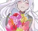 主に立ち絵や１枚絵等を比較的安価な値段で制作します 厚塗りでどこか影のある目を引くイラストが得意です。 イメージ4