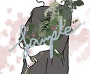 SNSアイコン 描きます シンプル 希望の差し色でお作りします イメージ3