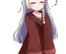 動画制作などで使用する立ち絵描きます オリジナルキャラもお任せください!! イメージ7