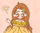ゆるふわイラストかいてます 絵本みたいな世界観のデジタルイラストです！ イメージ2