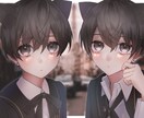 企業実績あり！目を引く綺麗なイラスト描きます 配信、サムネ、アイコンなど様々な場面で使用できます！ イメージ1