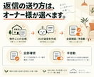 現役ホストが民泊ゲストの返信業務を代行します 1物件・1か月から｜全部確認・半自動を選択 イメージ3