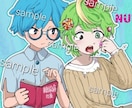 アイコン・夢絵などのイラスト描きます アイコンヘッダーなど/夢絵・BLGL可能 イメージ4