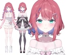 あなただけのVTuber用のモデルを作成します 高クオリティな自分だけのモデルを作成させていただきます！ イメージ3
