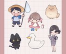 安価でお得！ゆるかわイラスト描きます 挿絵・ポスター・Webサイト・アイコン等…ゆるかわイラスト！ イメージ1
