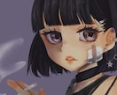 アイコン用イラスト描きます 人とは違うダウナーな雰囲気のアイコンにしてみませんか？ イメージ2