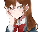 かっこいい系の女子を描いてます アニメ塗りに近いシンプルで飽きない塗り方 イメージ3