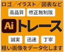 粗い画像やロゴを丁寧にトレースいたします 【修正無制限】印刷にも使える高品質なAIデータへ変換！ イメージ1