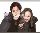 似顔絵描きます 似顔絵を描きます♪写真の合成などもできます イメージ6
