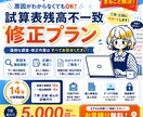試算表のズレ修正します 試算表の数字が合わない…原因を特定し、丁寧に修正します！ イメージ1