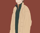 あなたのお気に入りの写真を元にイラスト作成します シンプルでオシャレなイラストをフラットデザインで描きます！ イメージ4